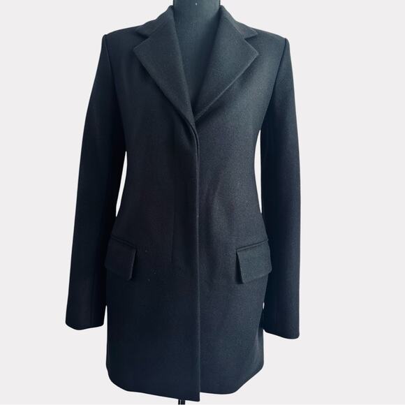 The Row Cennor Wool Midi Jacket in Black size US 2 Silk Lining - Picture 1 of 11